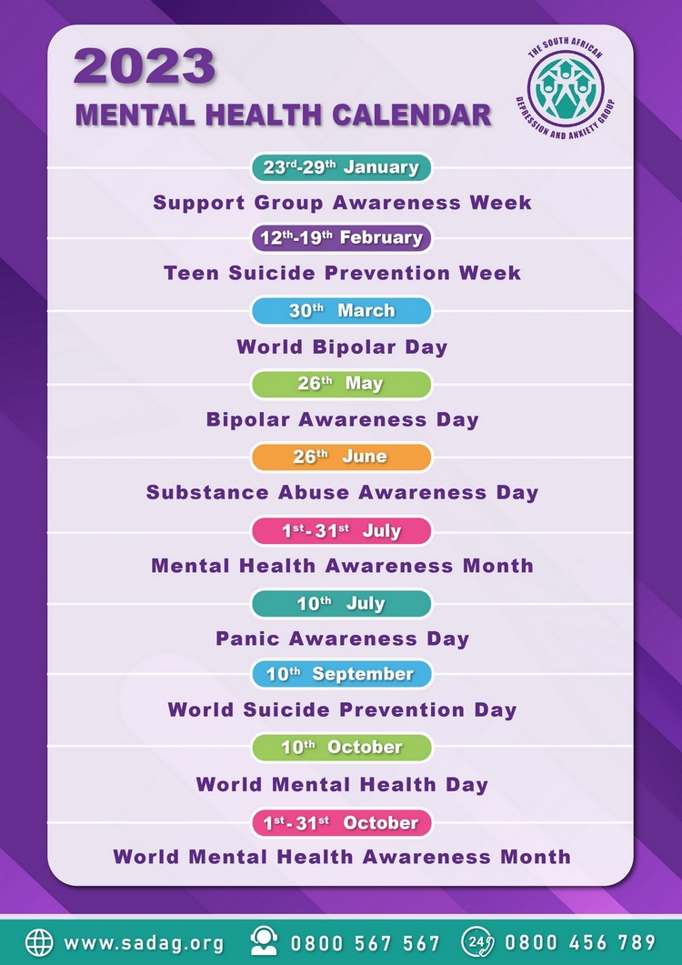 2023 Mental Health Calendar