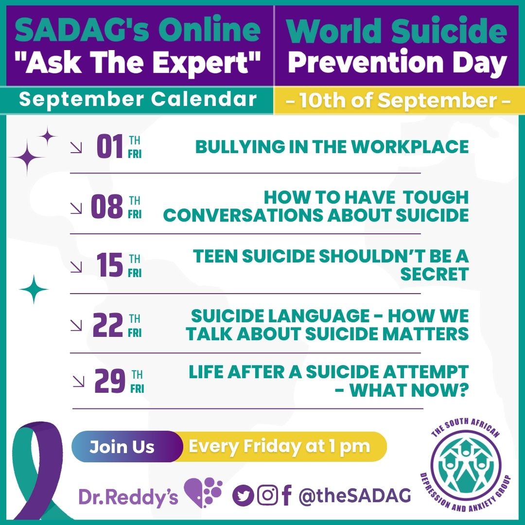Suicide Prevention Day Event Calendar
