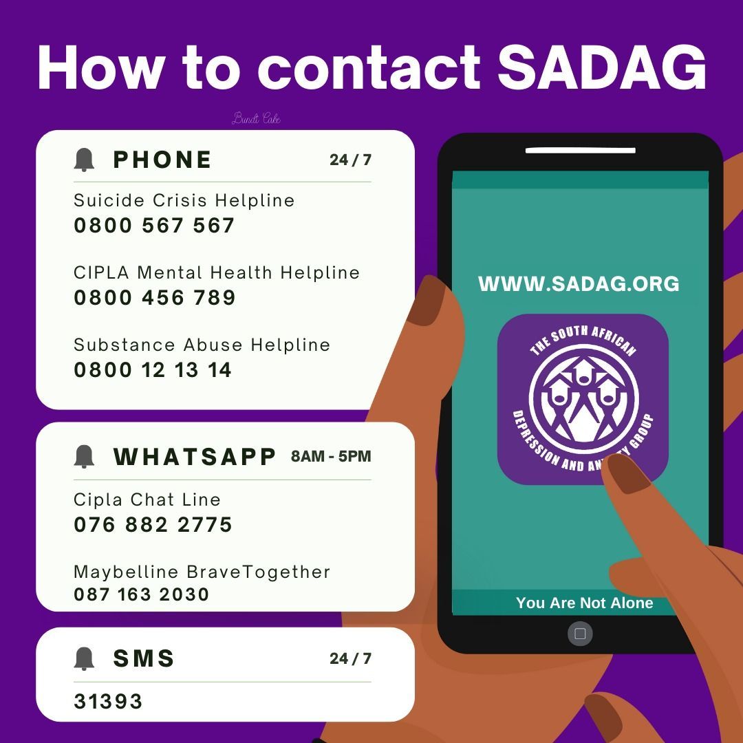 How to Contact SADAG