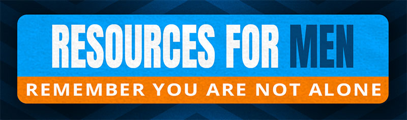 Resources For Men Page Banner