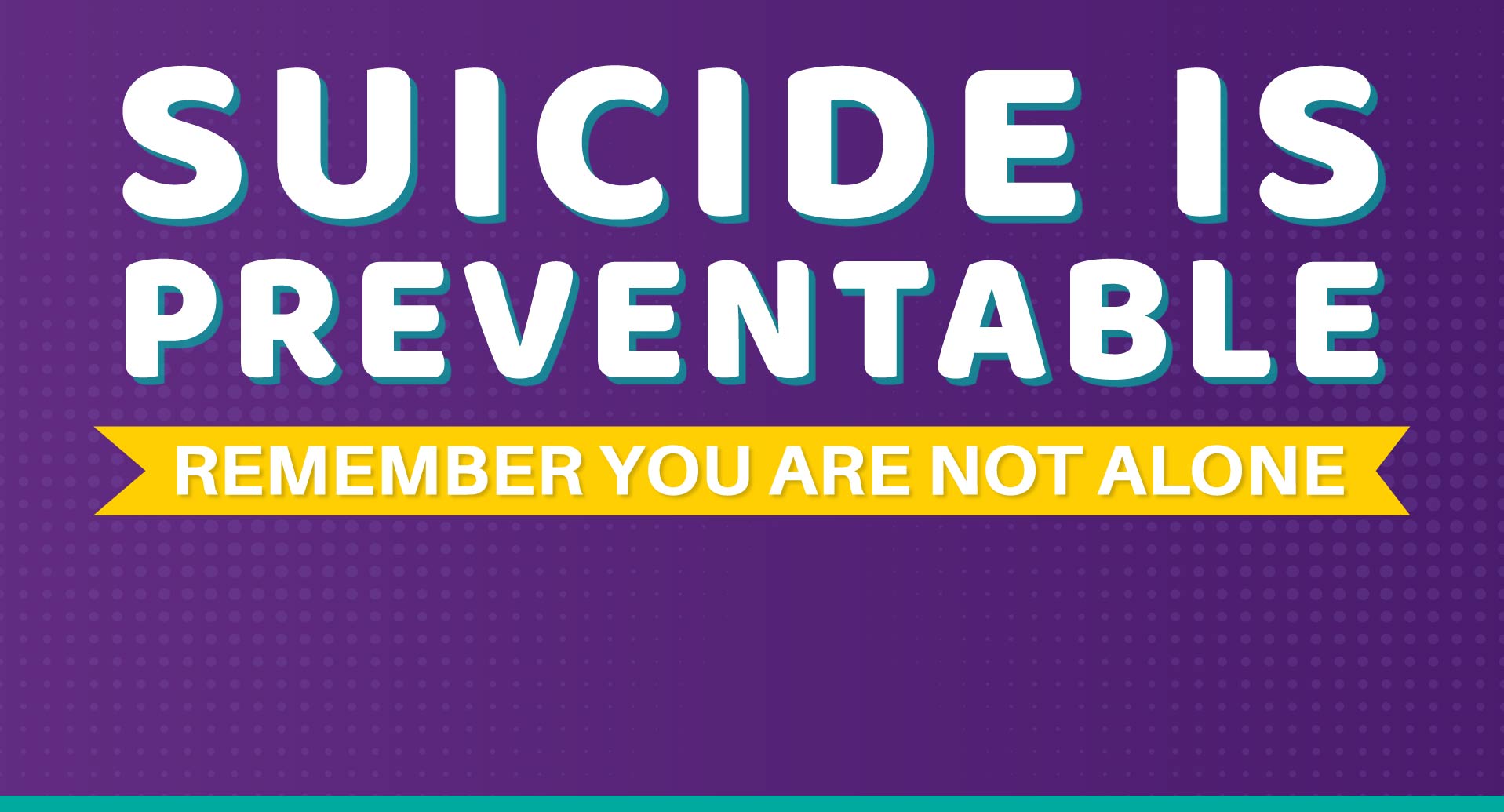 Suicide Prevention Banner