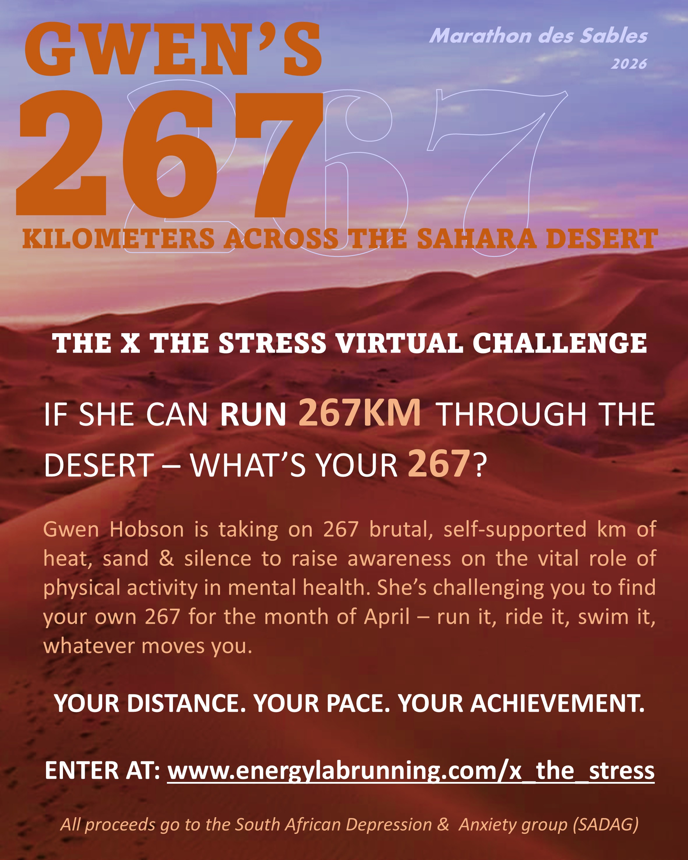 X the Stress Event Flier