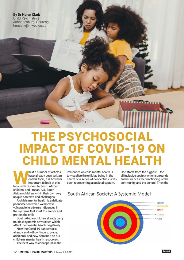 The psychosocial impact of Covid-19 on child mental health