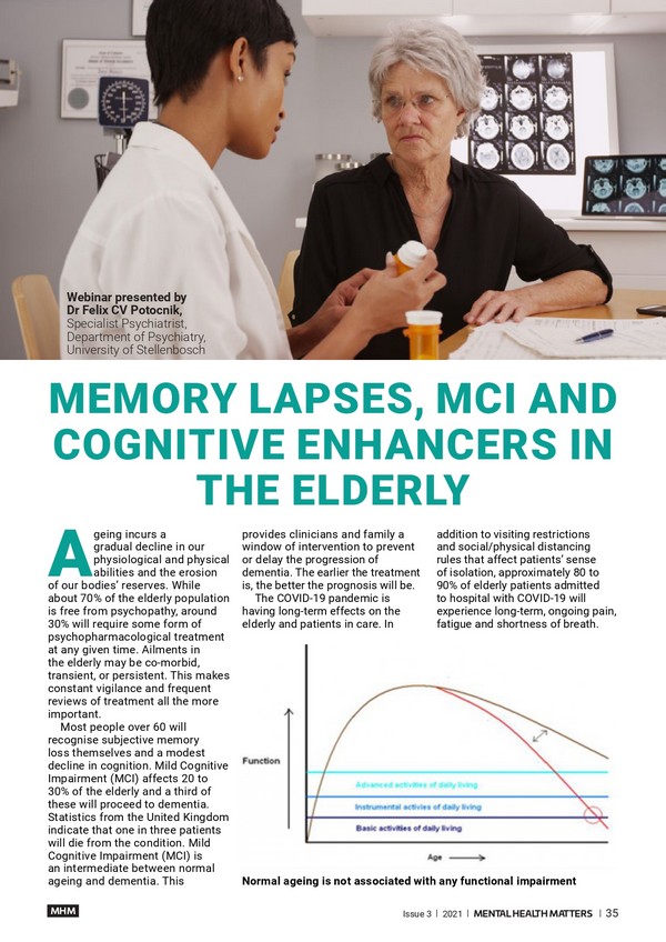 Memory Lapses, MCI and Cognitive Enhancers in the elderly