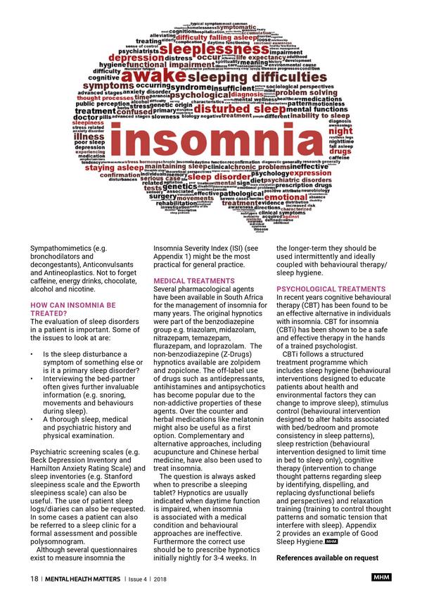 Essentials in the management of insomnia 3
