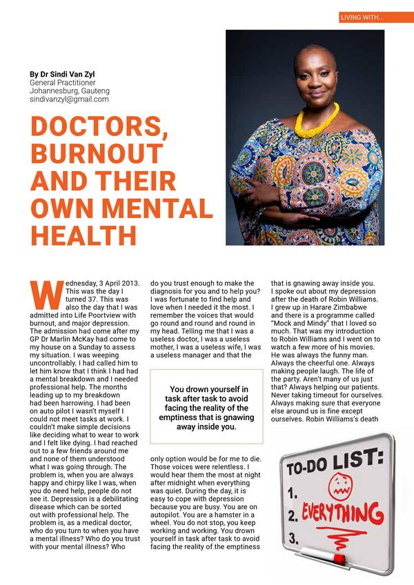 doctors burnout and their own mental health1